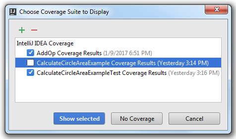 IntelliJ IDEA管理代码覆盖率套件