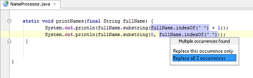 IntelliJ IDEA提取变量