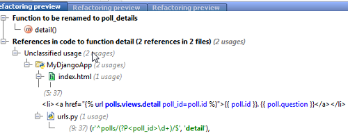 IntelliJ IDEA重命名重构