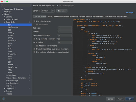 IDEA与Eclipse代码格式