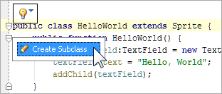 编辑ActionScript和Flex源代码