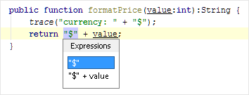在ActionScript中提取参数