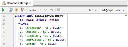 IntelliJ IDEA运行SQL脚本文件
