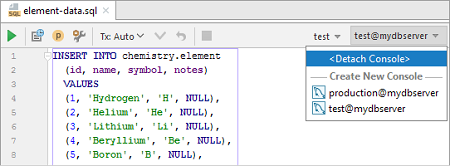 IntelliJ IDEA运行SQL脚本文件