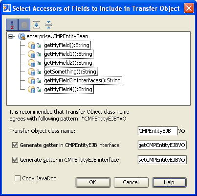 IntelliJ IDEA：创建传输对象