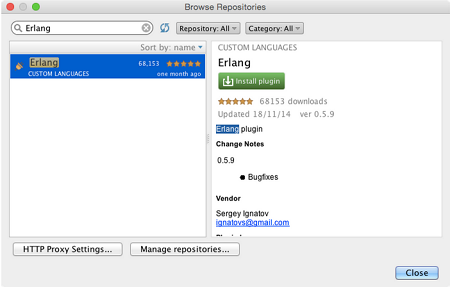 为Erlang配置IntelliJ IDEA