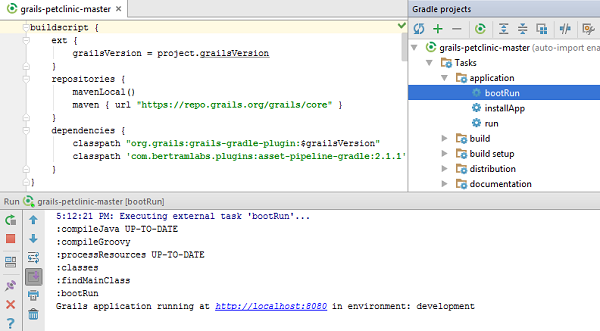 Grails 3 Gradle支持