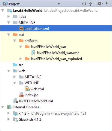 HWJEE053AppXMLInProject