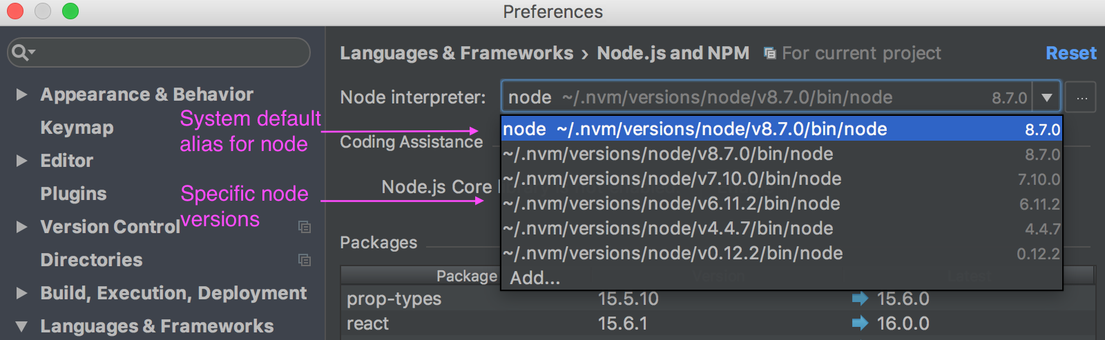 IntelliJ IDEA使用之Node.js