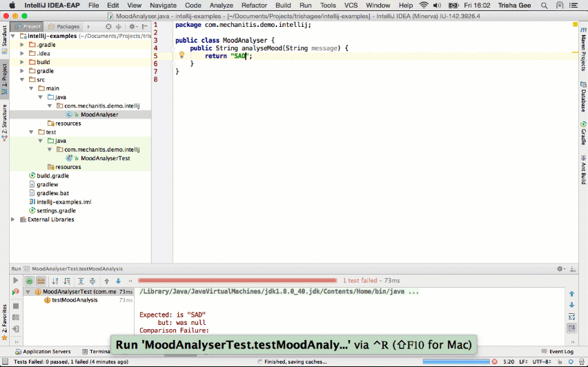 IntelliJ IDEA实现代码