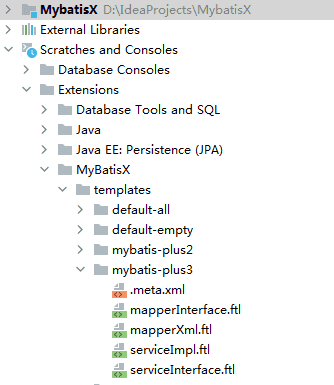 mybatisx-template-setting