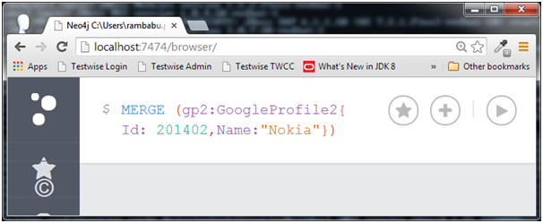 MERGE (gp2:GoogleProfile2{ Id: 201402,Name:"Nokia"})
