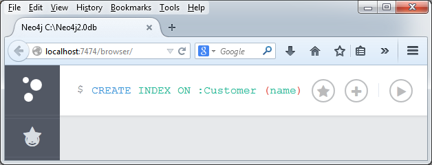 CREATE INDEX ON :Customer (name)