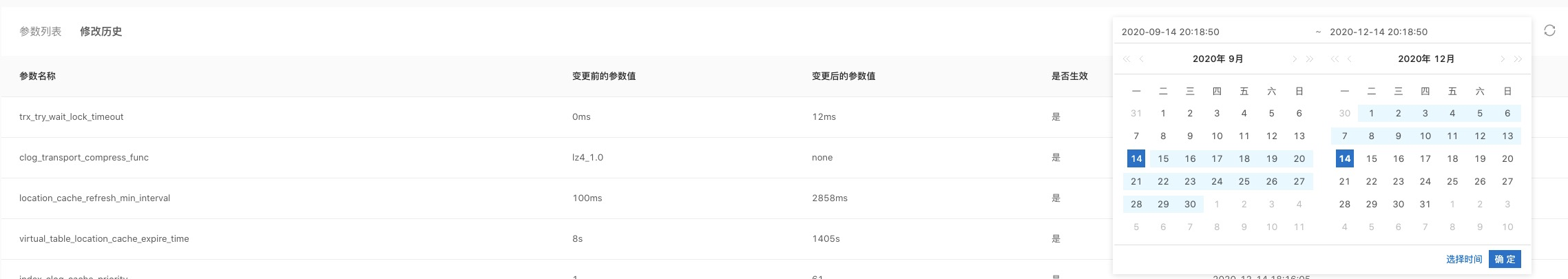 OceanBase修改历史