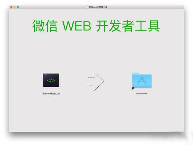 微信web开发者工具