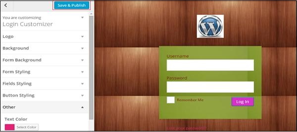 wordPress customize plugins