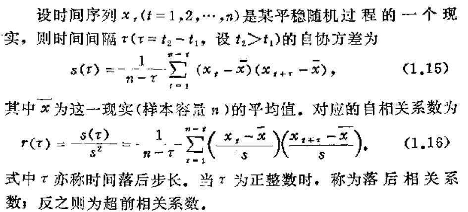 超前滞后相关